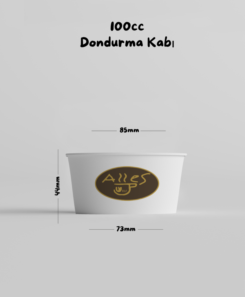 100cc dondurma kabı