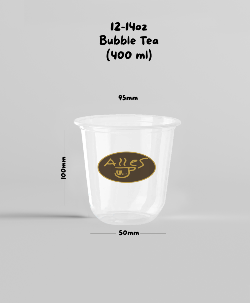 12oz Bubble tea bardaklar