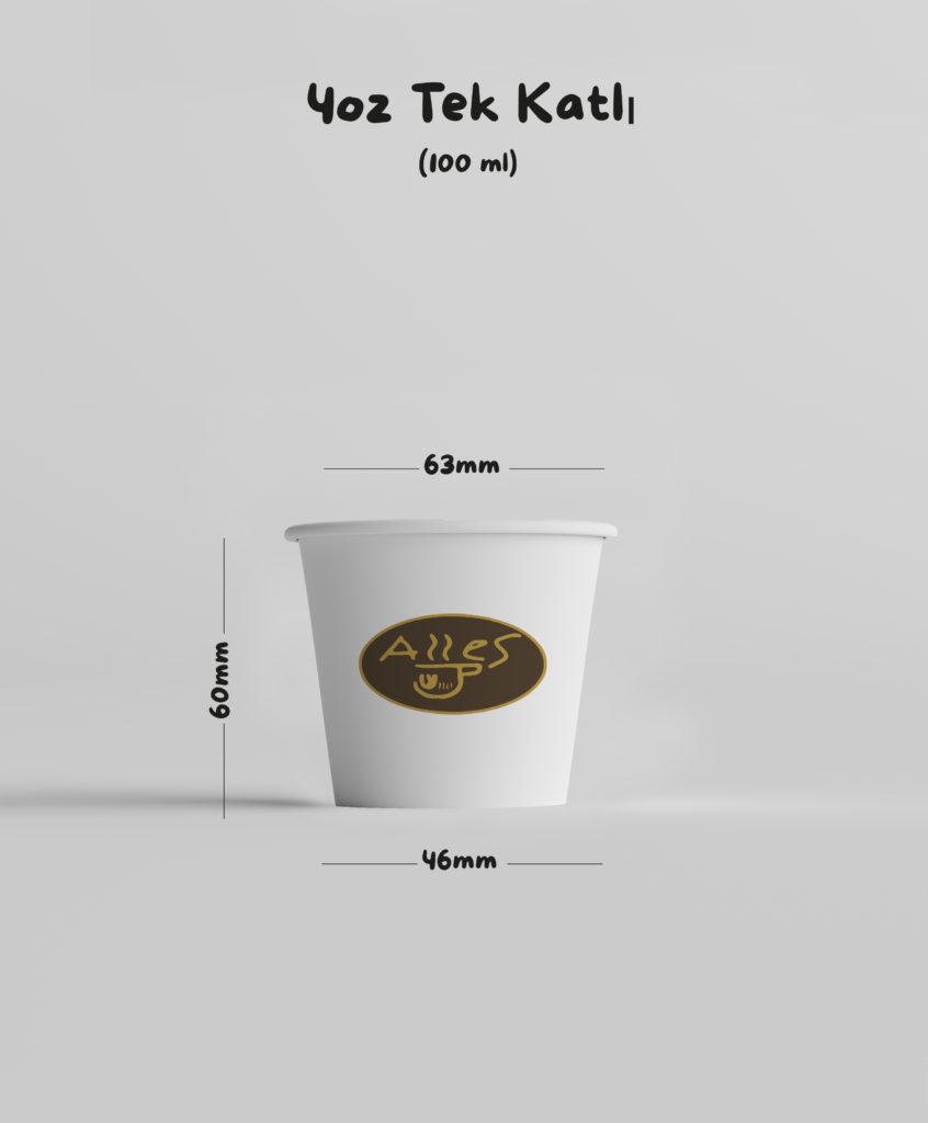 4 oz. single wall kahve bardağı