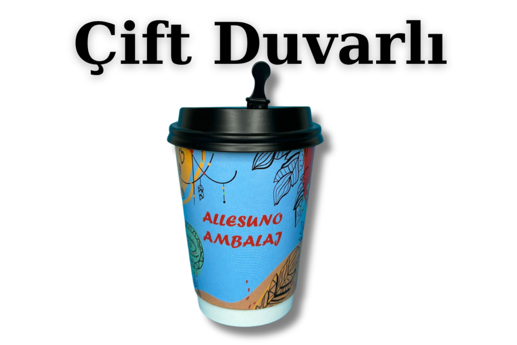 çift duvarlı baskılı karton kahve bardağı