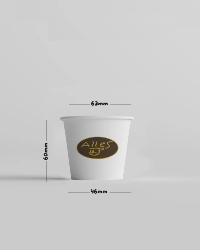 4oz Custom Printed Paper Coffee Cup