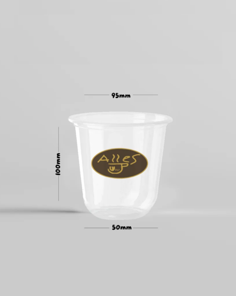 12oz Custom Printed Bubble Tea Cup