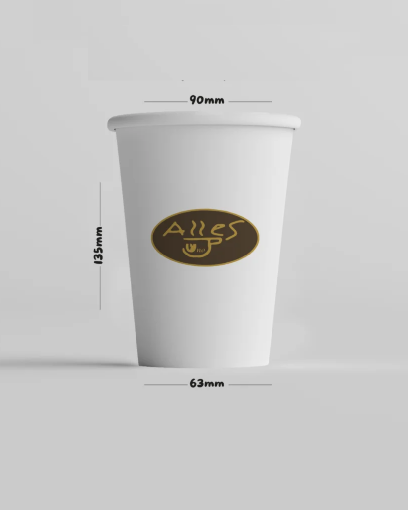 16oz Custom Printed Paper Coffee Cup