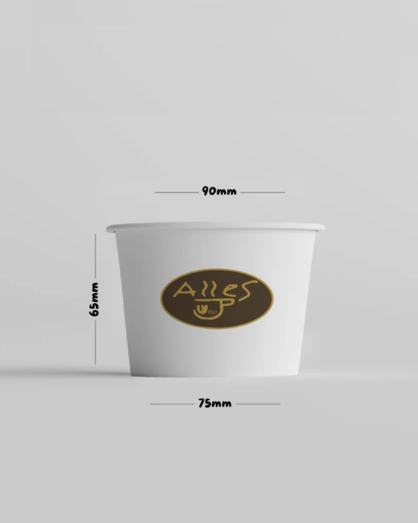 200cc Custom Printed Ice Cream Cup