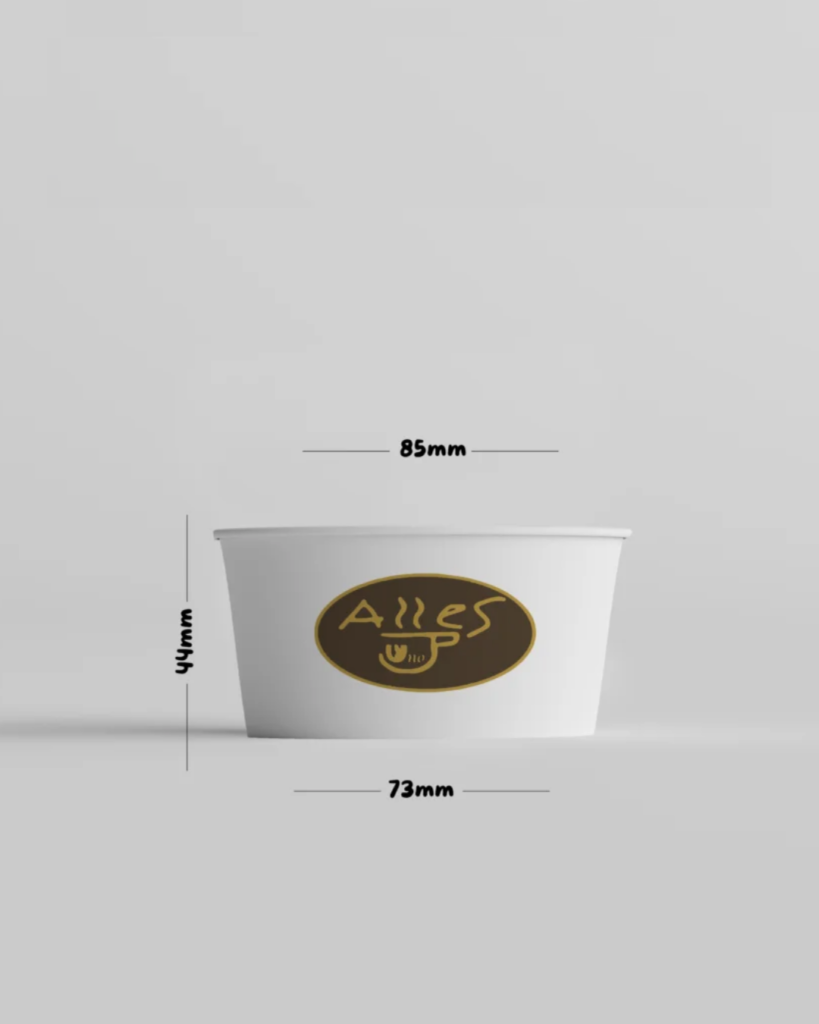 100cc Custom Printed Ice Cream Cup
